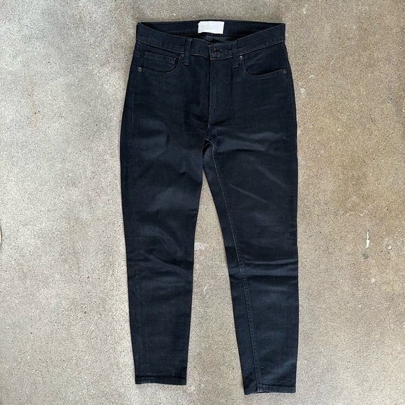 Everlane Denim - Everlane The Ankle Skinny Jean in Black Size 26 Denim Cotton Casual